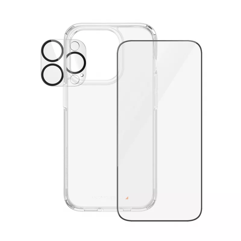 PanzerGlass 3-in-1 Pack iPhone 15 Pro Tempered Glass Διαφανής
