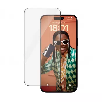 PanzerGlass ® Μεμβράνη προστασίας οθόνης iPhone 15 Pro Max | Ultra-Wide Fit με EasyAligner