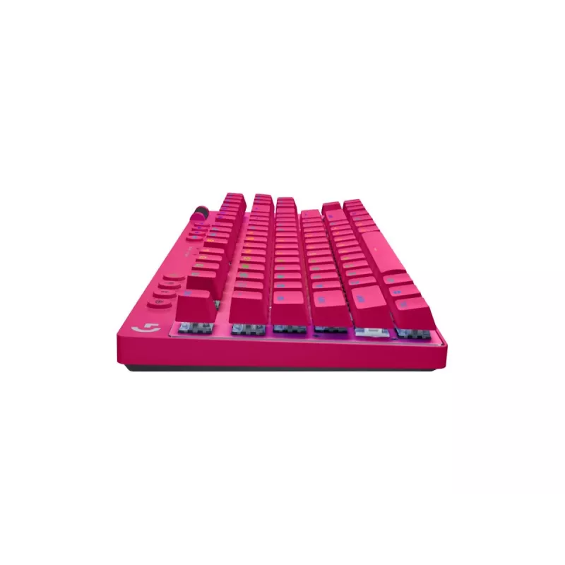 LOGITECH G Pro X TKL Lightspeed Πληκτρολόγιο Gaming - Bluetooth - ροζ US International απτικό