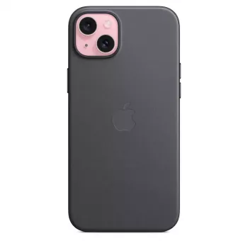 Apple FineWoven Θήκη με MagSafe για iPhone 15 Plus Μαύρο