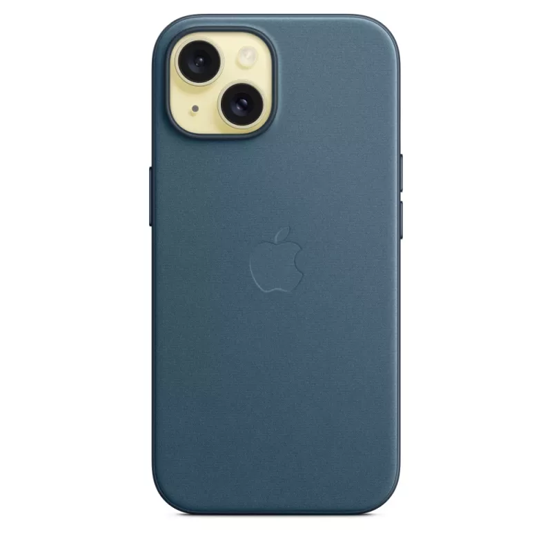 Apple FineWoven Θήκη με MagSafe iPhone 15 Pacific Μπλε