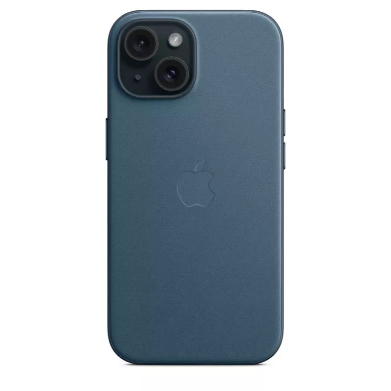 Apple FineWoven Θήκη με MagSafe iPhone 15 Pacific Μπλε