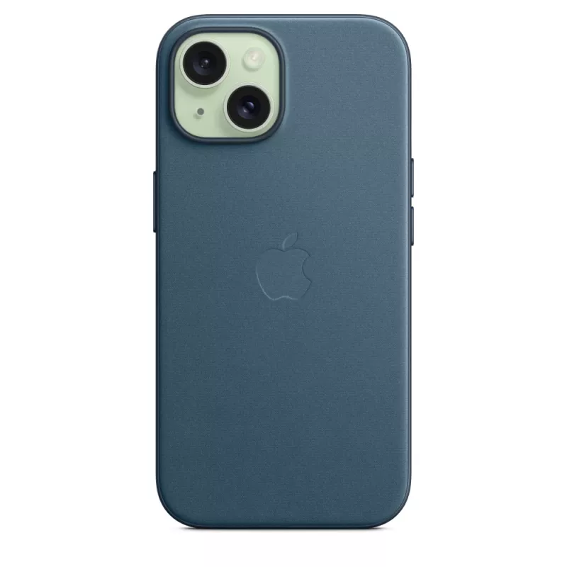 Apple FineWoven Θήκη με MagSafe iPhone 15 Pacific Μπλε
