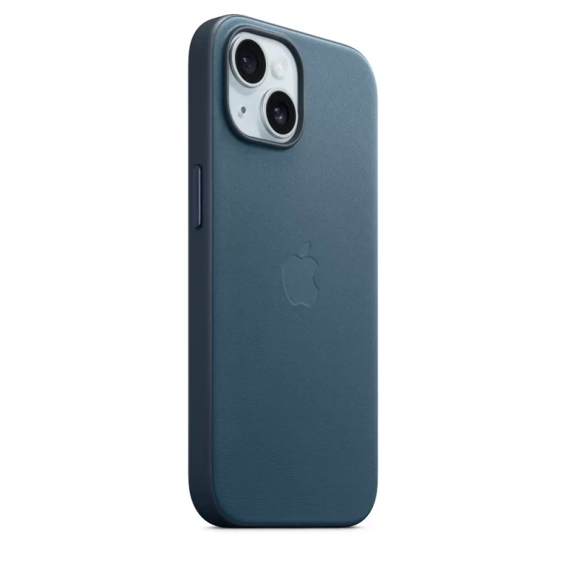 Apple FineWoven Θήκη με MagSafe iPhone 15 Pacific Μπλε