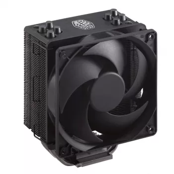 Cooler Master Hyper 212 Black RR-S4KK-25SN-R1 ψύκτρα αέρα επεξεργαστή, ανεμιστήρας 120 mm, 4 σωλήνες θερμότητας, AM4/AM5/LGA1700, μαύρη