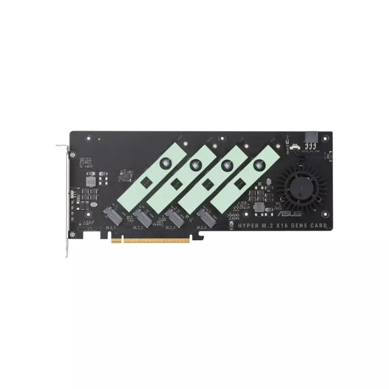 ASUS Hyper M.2 x16 Gen5 Card PCIe 5.0 M.2 Adapter με ενεργή ψύξη