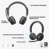 LOGITECH Ακουστικά - Zone - Wireless - Graphite