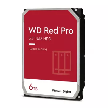 WESTERN DIGITAL Σκληρός δίσκος – WD Red Pro WD6005FFBX – 6 TB – SATA 6 Gbit/s – 3,5 ιντσών – 7200 U/min