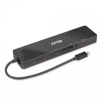 CLUB3D USB3.2 Gen2 Type-C, 6-in-1 φορητό dock διπλής οθόνης με USB Type-C Video 4K60Hz