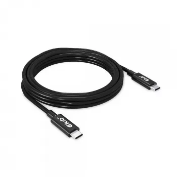 CLUB3D USB4 Gen3x2 Type-C αμφίδρομο καλώδιο 8K60Hz ή 4K120Hz, δεδομένα 40Gbps, PD 240W(48V/5A) EPR M/M 3m / 9.84ft