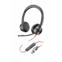 HP Poly Blackwire 8225 Stereo Microsoft Teams πιστοποιημένο USB-C Headset + προσαρμογέας USB-C/A