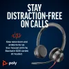 HP Poly Blackwire 8225 Stereo Microsoft Teams πιστοποιημένο USB-C Headset + προσαρμογέας USB-C/A