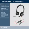 HP Poly Blackwire 3320 Stereo Microsoft Teams Certified USB-C Headset +προσαρμογέας USB-C/A