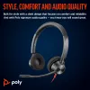 HP Poly Blackwire 3320 Stereo Microsoft Teams Certified USB-C Headset +προσαρμογέας USB-C/A