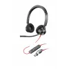 HP Poly Blackwire 3320 Stereo Microsoft Teams Certified USB-C Headset +προσαρμογέας USB-C/A