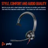 HP Poly Blackwire 3315 Mono USB-C Headset +βύσμα 3,5 mm + προσαρμογέας USB-C/A