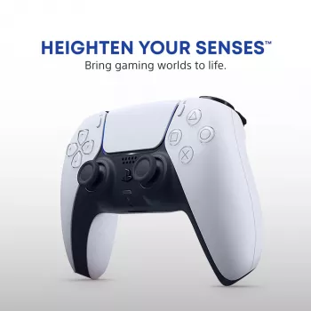 Gamepad Sony DualSense Wireless Controller V2 – PlayStation 5, Bluetooth/USB, USB-C, ενσωματωμένη μπαταρία, λευκό