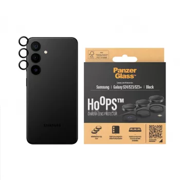 PanzerGlass ® Hoops® προστασία φακού κάμερας μαύρο Samsung Galaxy S24 | S23 | S23+