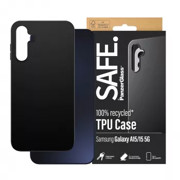 PanzerGlass SAFE. by ® θήκη TPU Samsung Galaxy A15 | A15 5G | μαύρο