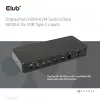 CLUB3D DisplayPort/HDMI KVM Switch/Dock 4K60Hz για εισόδους USB Type-C