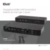 CLUB3D DisplayPort/HDMI KVM Switch/Dock 4K60Hz για εισόδους USB Type-C