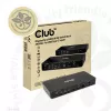 CLUB3D DisplayPort/HDMI KVM Switch/Dock 4K60Hz για εισόδους USB Type-C
