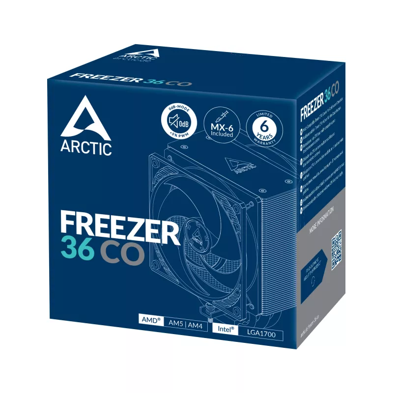 ARCTIC Freezer 36 CO Multi Συμβατή ψύκτρα CPU Tower για συνεχή λειτουργία