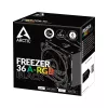 ARCTIC Freezer 36 A-RGB (μαύρο) Πολυσυμβατή ψύκτρα CPU Tower με A-RGB