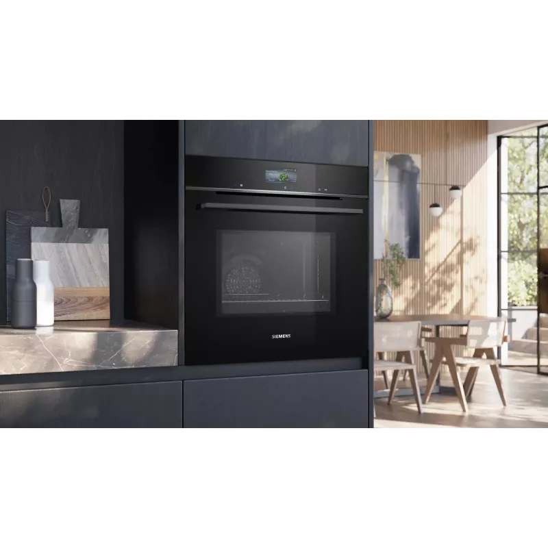 Siemens iQ700 HM776GKB1 Φούρνος 67 L 3600 W Μαύρο