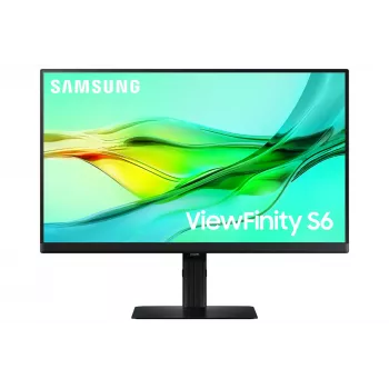 24 inch Quad HD LCD Οθόνη Samsung S60UD LS24D600UAUXEN — 2560×1440, IPS, 5 ms, USB-C PD 90W, USB 3.2 Hub, VESA