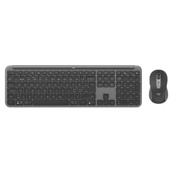 LOGITECH Signature Slim Combo Mk950 - Ασύρματο πληκτρολόγιο/ποντίκι - Graphite - QWERTY Graphite Δανικά/ Νορβηγικά/ Σουηδικά/ Φινλανδικά
