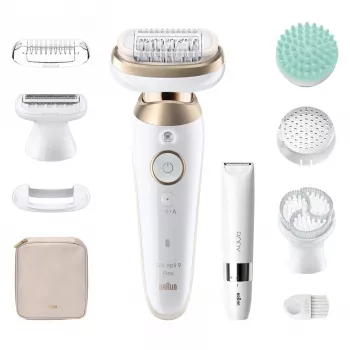 Braun Silk-epil 9 Flex SkinSpa 9-481 Αποτριχωτική συσκευή, Χρυσό/Λευκό