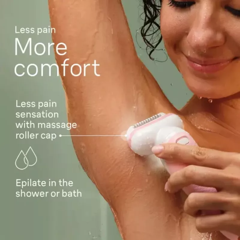 Braun Silk-epil 9 9-030 Αποτριχωτική συσκευή, 40 τσιμπιδάκια, λευκό
