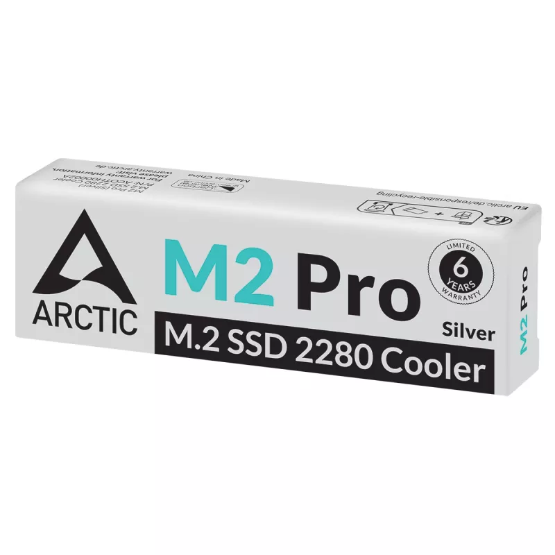 ARCTIC M2 Pro (Ασημί) - Ψύκτρα SSD για μονάδες M.2, ψύκτρα, Ασημί