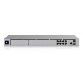 Managed Switch UBIQUITI UniFi Dream Machine Pro Max, 9-Port 2.5G Ethernet, 1U-Rack, 2×SFP+, υποστήριξη 10G, ισχύς 60W