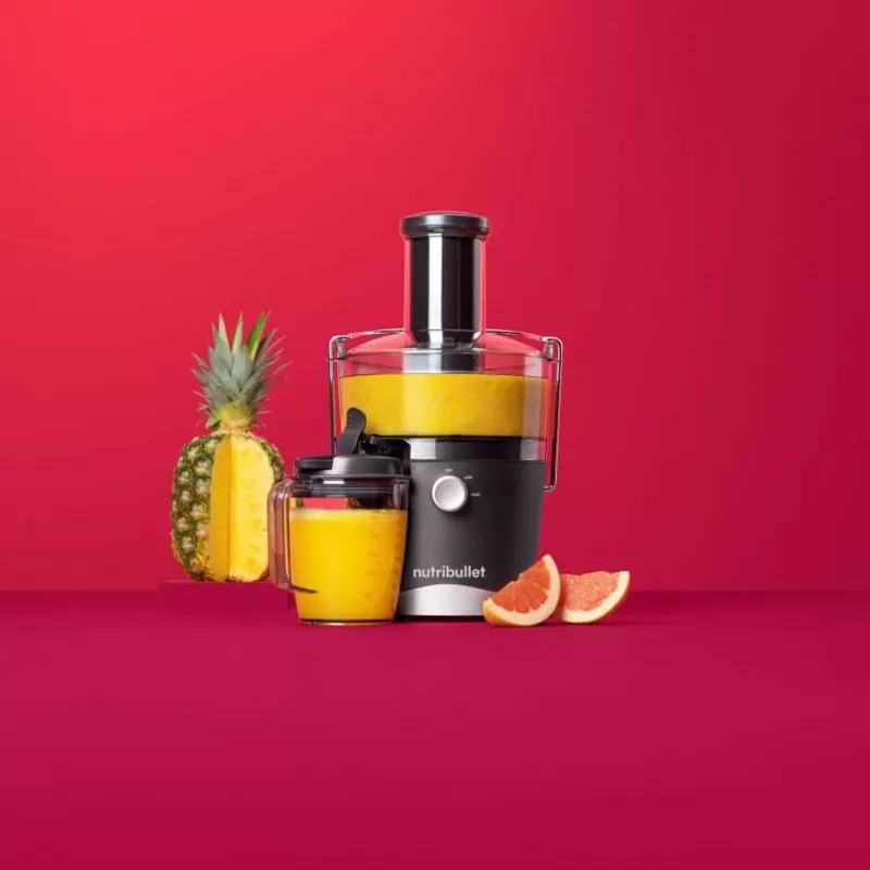 NutriBullet NBJ100G Αποχυμωτής 800 W Μαύρο, Γκρι