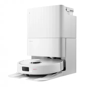 Roborock Qrevo MaxV QRMV02 ρομποτική σκούπα, 7000 Pa, FlexiArm, σταθμός όλα σε ένα, 0,33 l, λευκή