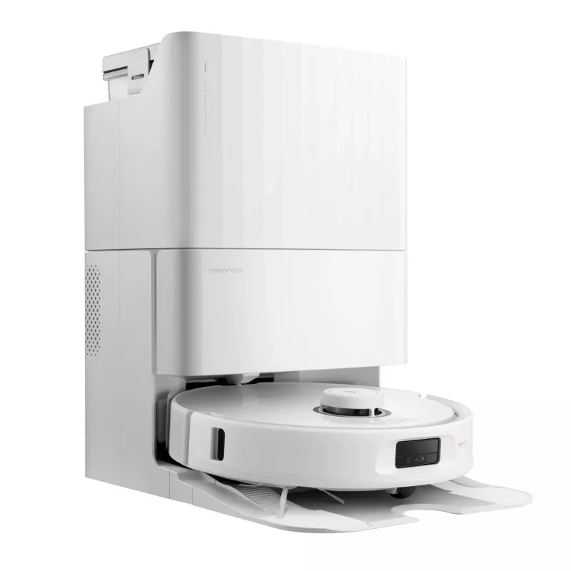 Roborock Qrevo MaxV QRMV02 ρομποτική σκούπα, 7000 Pa, FlexiArm, σταθμός όλα σε ένα, 0,33 l, λευκή