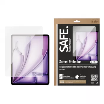 PanzerGlass SAFE. by ® Μεμβράνη προστασίας οθόνης iPad Air 13'' (2024-2026) |iPad Pro 13'' (2024-2025) | Ultra-Wide Fit