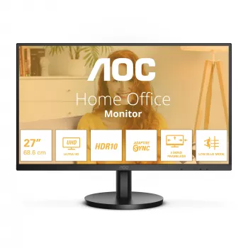 Οθόνη υπολογιστή AOC B3 U27B3M 68,6 cm (27 ίντσες) 3840 x 2160 pixel 4K Ultra HD LCD Μαύρο