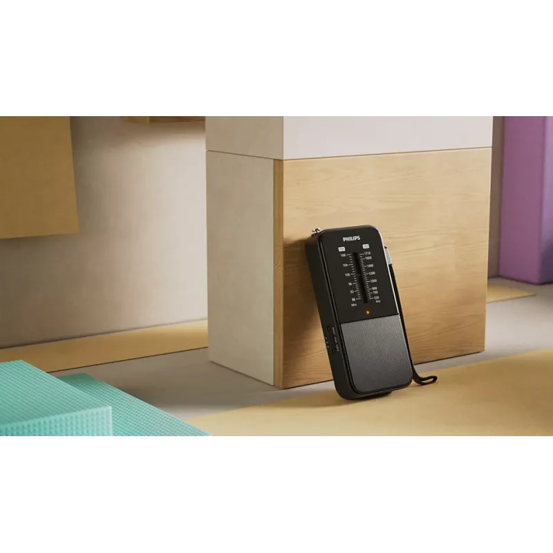 Φορητό ραδιόφωνο Philips TAR1509/00 Αναλογικό AM FM Μαύρο