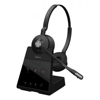 Jabra Engage 65 SE - Stereo, EMEA, Ασύρματο, 40 - 16000 Hz, Γραφείο/Call Center, 83 g, Headset, Μαύρο