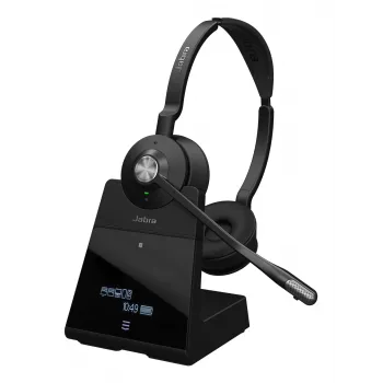 Jabra Engage 75 SE - Stereo, EMEA, Ασύρματο, 40 - 16000 Hz, Γραφείο/Call Center, 90 g, Headset, Μαύρο