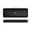 CLUB3D CSV-1583 Laptop Dock/Port Replicator Ενσύρματο Thunderbolt 4 Μαύρο