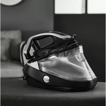 Tefal Pro Express Vision GV9821 3000 W 1,2 L Durilium AirGlide Autoclean Πλάκα σιδερώματος Μαύρο, Ασημί