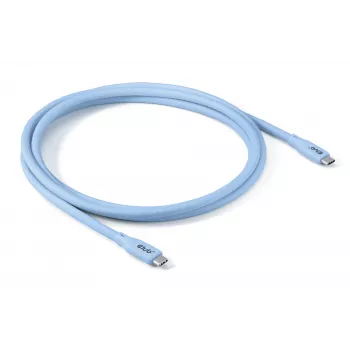 Καλώδιο USB-C CLUB3D μπλε, 2 m, USB-C, USB-C, USB4 Gen 2x2, 20 Gbit/s, Μπλε