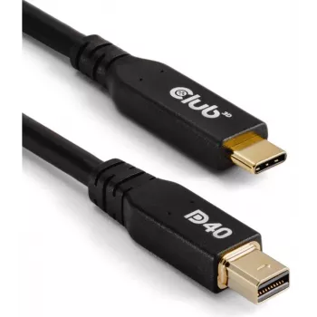 CLUB3D CAC-1561 Καλώδιο DisplayPort 2 m Mini DisplayPort USB Type-C Μαύρο