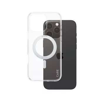 PanzerGlass CARE™ by ® Θήκη Διάφανη με Silver Kickstand & MagSafe iPhone 16 Pro Max