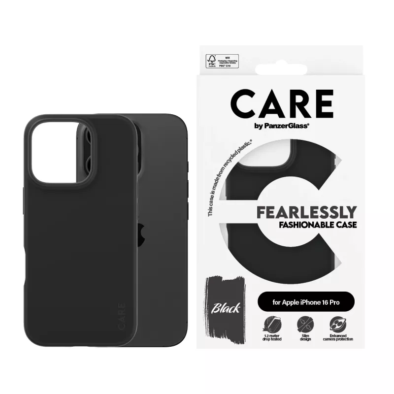 PanzerGlass CARE™ by ® Θήκη Μαύρο iPhone 16 Pro