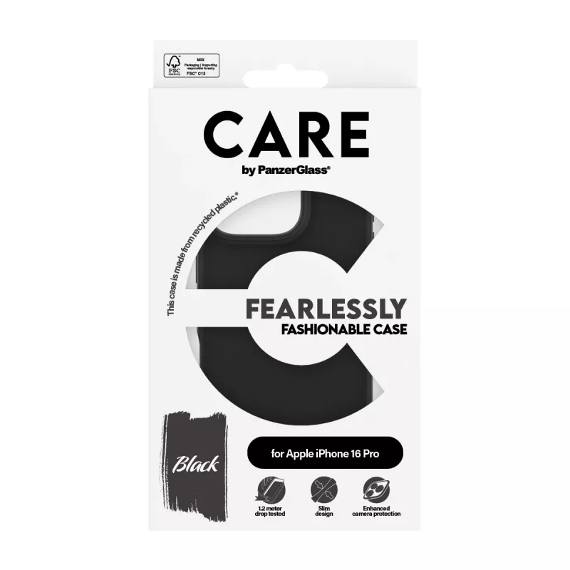 PanzerGlass CARE™ by ® Θήκη Μαύρο iPhone 16 Pro